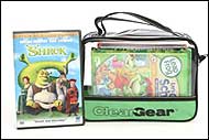 Clear Gear is great for storing DVDs for easy travel in the car